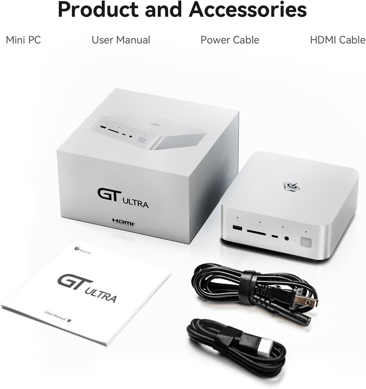 Beelink GTi12 Mini Gaming PC, intel i9 12900.H 14-Core 20-Thread 5.0GHz Processor, 32G DDR5 RAM 1T SSD, 4K@144Hz, TB4.0/USB3.2/DP/HDMI/ 2.5G LAN/WiFi6 BT5.2