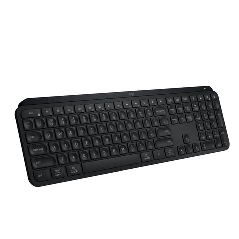 Logitech MX Keys S Wireless Keyboard, Low Profile, Fluid Precise Quiet Typing, Programmable Keys, Backlighting, Bluetooth, USB C Rechargeable, for Windows PC, Linux, Chrome, Mac - Graphite, INT Layout