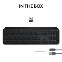 Logitech MX Keys S Wireless Keyboard, Low Profile, Fluid Precise Quiet Typing, Programmable Keys, Backlighting, Bluetooth, USB C Rechargeable, for Windows PC, Linux, Chrome, Mac - Graphite, INT Layout