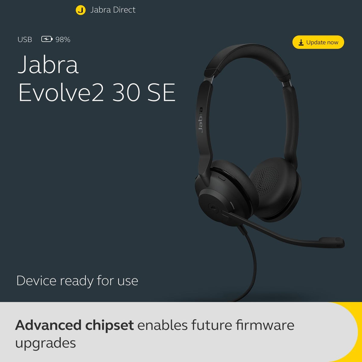 Jabra Evolve2 30 SE USB-C, UC Stereo
