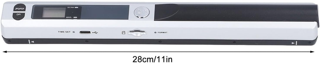 Cryfokt Portable Document Scanner, Mobile Photo Scanner for A4 Documents High Definition 900 DPI Photos Receipts PDF JPG Scanning Handheld Rechargeable Scanner for Home Office Travel
