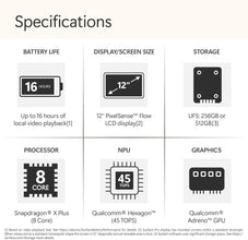 Microsoft Surface Pro 2-in-1 Laptop/Tablet (2025), Windows 11 Copilot+ PC, 12