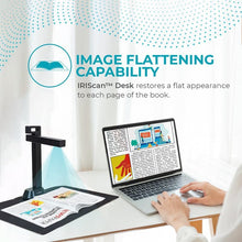 IRIScan Desk Scanner for Laptop and A3 Documents – V6Pro: Leaver, Free PDF Editor, Portable, for Books, AI Flatting, Automatic AI Scan, 13MP/21MP, Win Mac