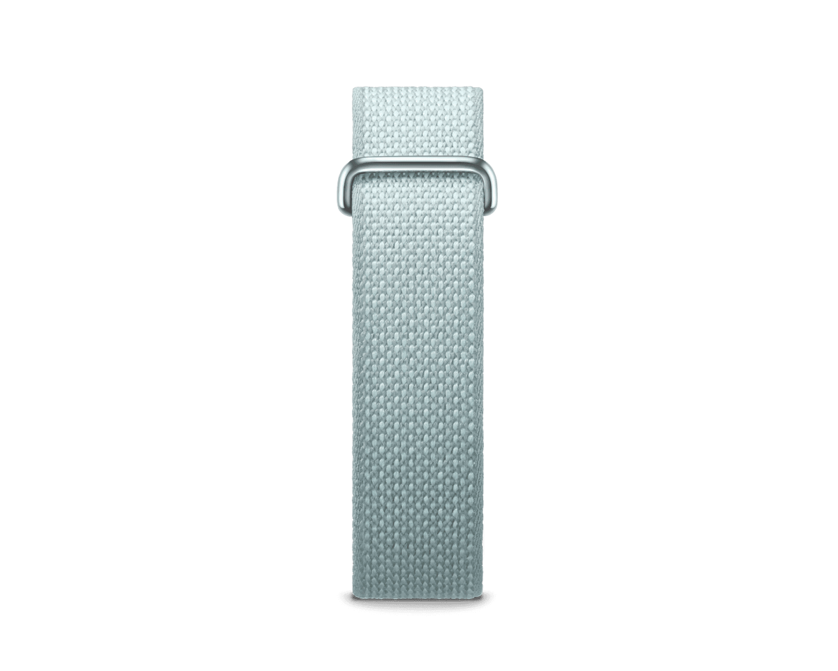 Google Fitbit Air with Fog Performance Loop band, band laid flat