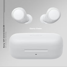 Sony WF-C510 Truly Wireless Earbuds, 22 hours battery life, Clearer hands-free calling, Multipoint Connection, Ambient Sound Mode, IPX4 Water Resistance, White, UAE Version - 1-Year warranty