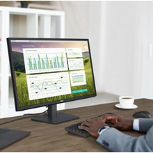 Dell E2723HN Monitor - 27-inch FHD (1920 x 1080) 60Hz Anti-Glare Display, 5ms Response time (Gray-to-Gray), VGA/HDMI Connectivity, Tilt Adjustment, 16.7 Million Colors - Black