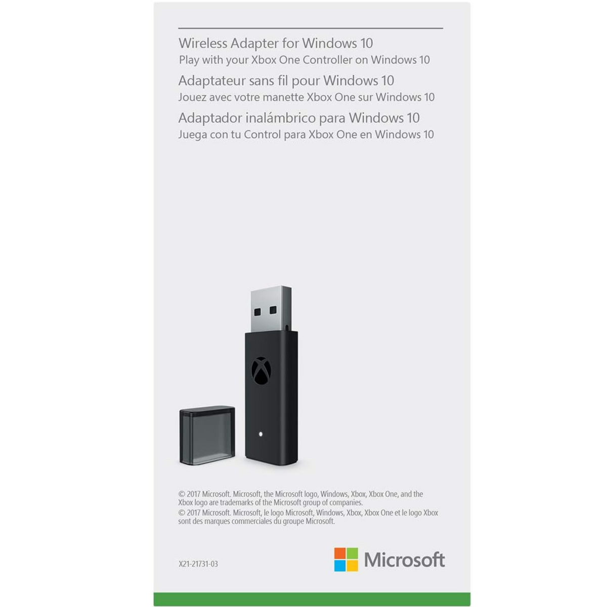 Microsoft Xbox Wireless Adapter for Windows 10 Black