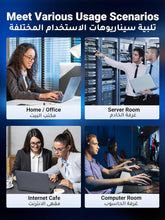 UGREEN Ethernet Cable 15M Cat 8 Gigabit Network Cord High-Speed 40Gbps 2000MHz RJ45 Internet Wire Braided Double Shielded Ethernet Cable Compatible with Gaming Switch PS4 PS5 PC Router TV Xbox