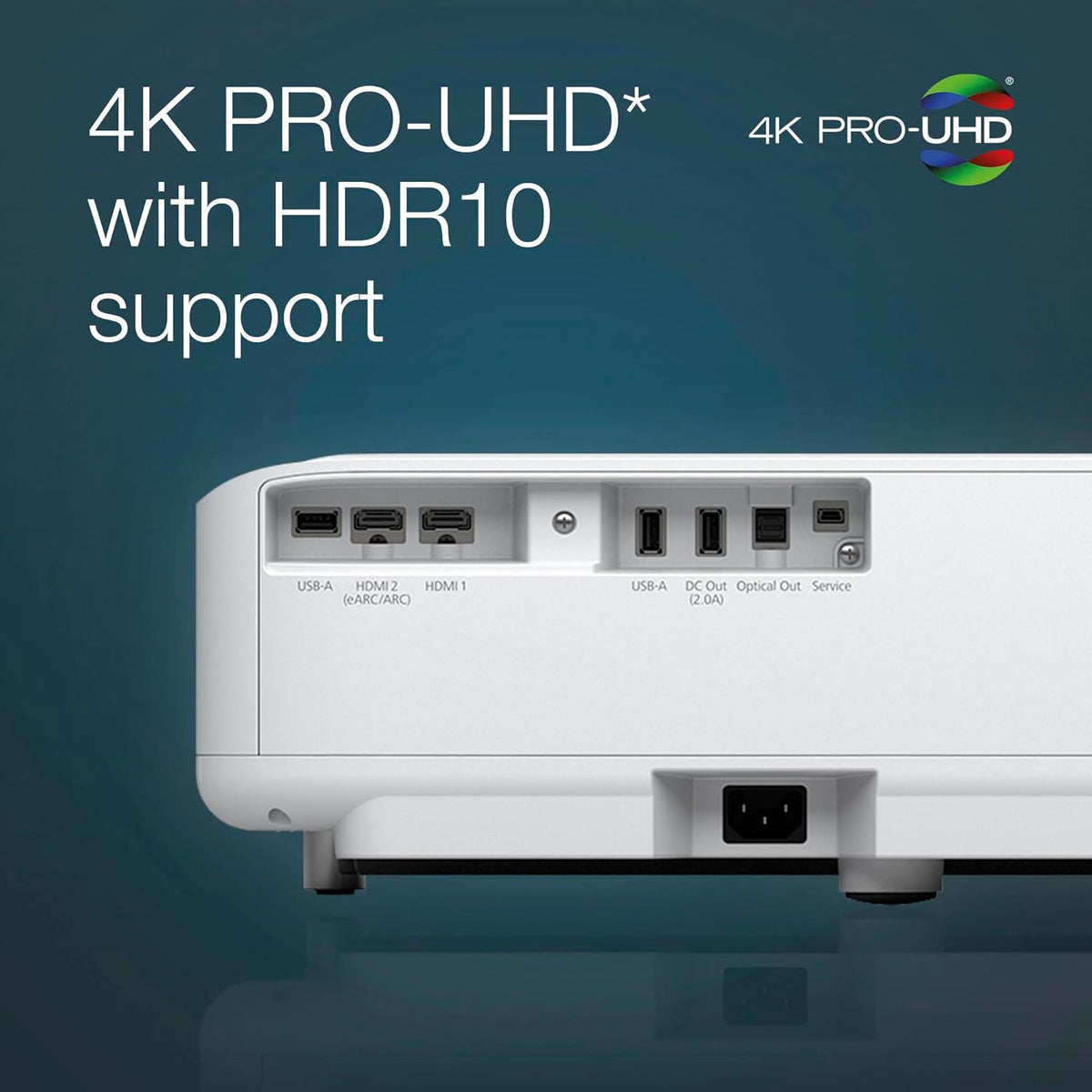 Epson EH-LS650W 4K PRO UHD Ultra Short Throw Projector