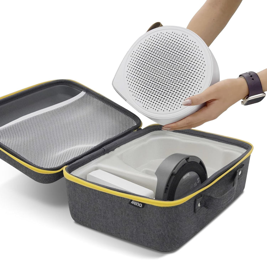 BenQ Hard Carry Case GV50 and GV31 Portable Projector Travel Box Large Space Pocket