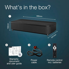 EPSON EH-LS800B Super-ultra-short-throw projector, smart laser projection TV, 4,000 lumen brightness, 2,500,000:1 contrast ratio, 3LCD technology - Black