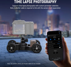 Neewer DL400 Upgraded Motorized Camera Slider Dolly with App Control, Ultra Quiet Powerful Dual Motor Drive, 5H Runtime, Compatible with GoPro iPhone Android Samsung Smartphone DSLR Camera Camcorder