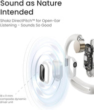 SHOKZ OpenFit Air Open-Ear Headphones, True Wireless Bluetooth Earphones with Microphone, Earbuds with Air Earhook, Fast Charging, 28h Playtime, IP54 Waterproof for Workout - White