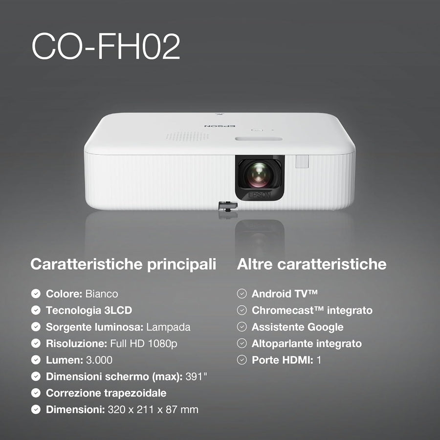 Epson V11HA85040 CO FH02 Smart Full HD projector