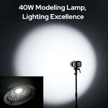 Godox AD600BMII Manual HSS Outdoor Flash, 500 Flashes at Full Load, 40W LED, Modelling Lamp, Color Coded LED Control Panels, 10.8 V/8940 mAh Li-Battery, with Bowens Mount for Various Light | AB600BMII