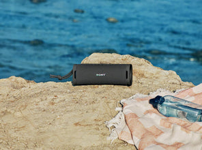 Sony ULT FIELD 1 - Wireless Bluetooth Portable Speaker with ULT POWER SOUND, Ultimate Deep Bass, IP67, Waterproof, Dustproof, Shockproof, 12hr Battery, Clear Call Quality, Outdoor, Travel - Black