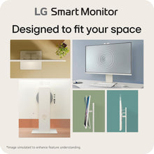 LG 32SR85U-W 32-inch MyView 4K UHD, IPS Display, webOS Smart Monitor, ThinQ Home, USB Type-C 90W PD, Built-in FHD Webcam & Speaker, HDR 10, AirPlay 2, Screen Share, Bluetooth, White