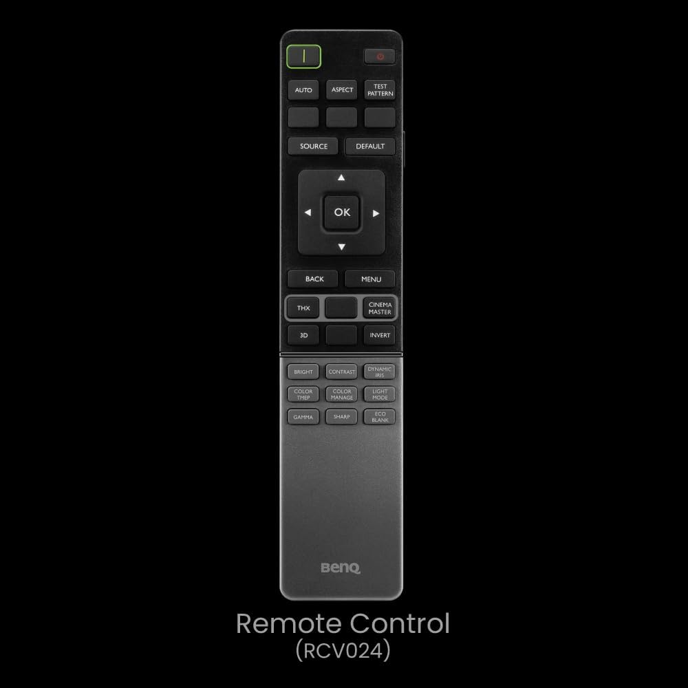 BenQ W5800 4K HDR Laser Home Theater Projector | 2600lm | 100% DCI-P3 & 100% Rec.709 | Factory Calibration Delta E <1 | 2D Lens Shift | 1.6x Zoom | Motorized Lens | Support HDR10+, HDR10, HLG