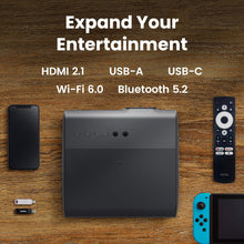 [2025 Launch] BenQ GP520 Smart Home Theater 4K Projector | 2600 ANSI Lumens LED, Google TV, HDR10+, Dolby Audio, eARC, HDMI 2.1, USB-C, WiFi 6, Bluetooth 5.2, MEMC, Auto Focus, Rec.709, Living Room