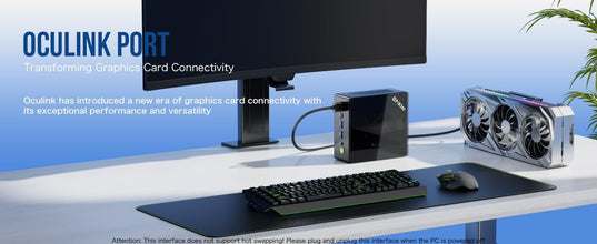 GMKtec Gaming Mini PC K8 Plus AMD Ryzen 7 8845HS(8C/16T, up to 5.1GHz) 32GB DDR5 RAM 1TB SSD, Desktop Computer Preinstalled Windows 11 Pro Dual NIC 2.5G, HDMI 2.1, USB4