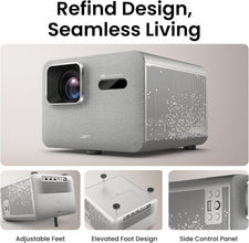 BenQ TK705i 4K HDR Home Entertainment Projector, 3000 ANSI Lumens, Google TV, Netflix, Low Input Lag, Auto Image Adjustment, Optical Zoom, Bluetooth, HDMI 2.1, 150