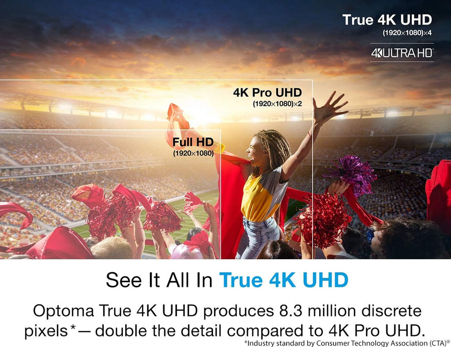 Optoma UHD35 True 4K UHD Next Generation Gaming Projector