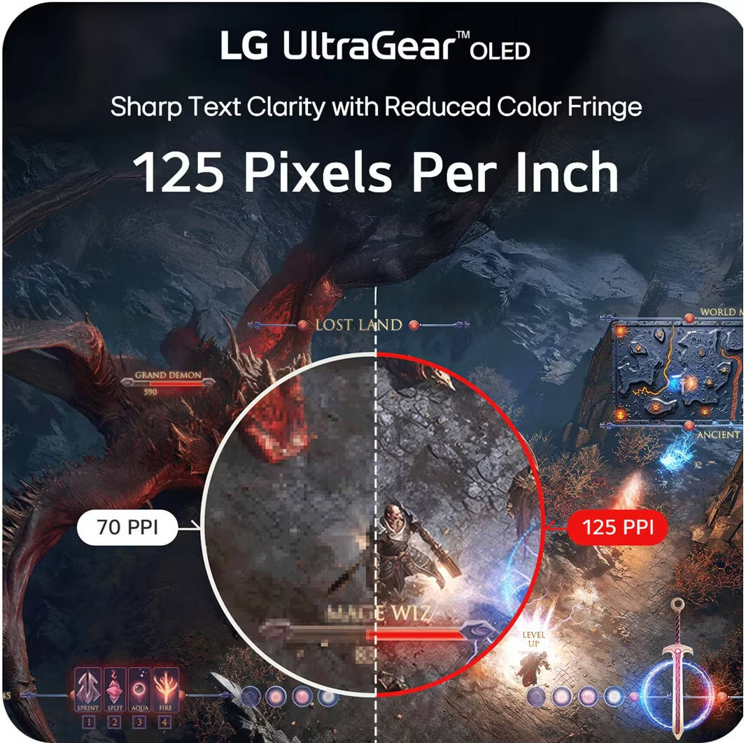 LG 45GX950A UltraGear Gaming Monitor, 45" OLED Display, 5K2K (5120 x 2160) Resolution, 165Hz Refresh Rate, 0.03ms (GtG) Response Time, AMD FreeSync Premium Pro & NVIDIA G-Sync Technology | 45GX950A