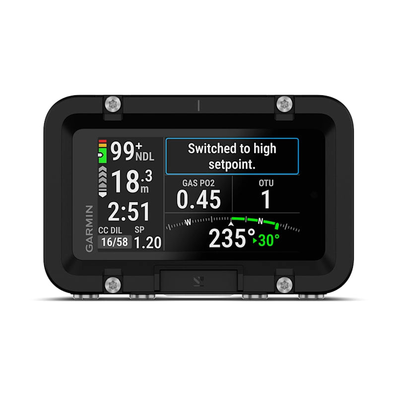 Garmin Descent™ X50i: Large-Format Dive Computer with 3" Touchscreen & SubWave™ Sonar Messaging