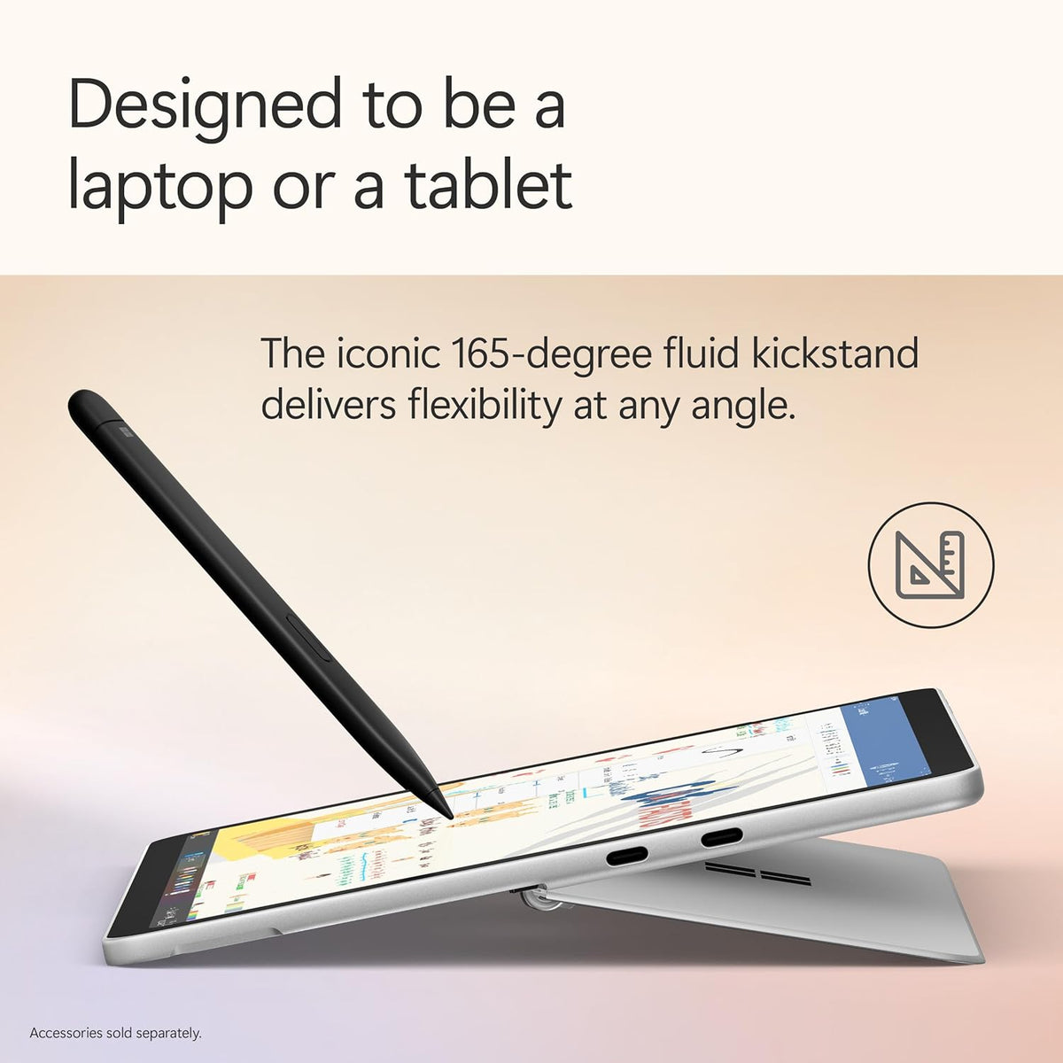 Microsoft Surface Pro 2-in-1 Laptop/Tablet (2025), Windows 11 Copilot+ PC, 12" Touchscreen Display, Snapdragon X Plus (8 Core), 16GB RAM, 256GB Storage, Platinum