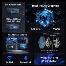 GEEKOM Mini IT12 Mini PC, Intel Core i9-12900HK (14 Cores, 20 Threads, Up to 5.0GHz) Mini Desktop Computer, 32GB DDR4 / 1TB M.2 SSD, 8K Iris XE Graphics, Windows 11 Pro, WiFi 6E BT5.2 Micro PC