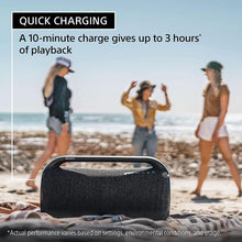 Sony Xg500 X-Series Portable Wireless Speaker, Ip66 Water Resistant And Dustproof, 30 Hours Of Battery Life And Quick Charging, Srs-Xg500, Black, Bluetooth, USB