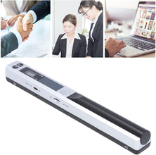 Cryfokt Portable Document Scanner, Mobile Photo Scanner for A4 Documents High Definition 900 DPI Photos Receipts PDF JPG Scanning Handheld Rechargeable Scanner for Home Office Travel