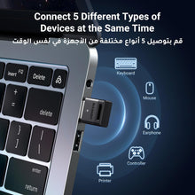 UGREEN Bluetooth 5.3 Adapter for PC, Plug and Play Dongle USB Bluetooth Receiver & Transmitter for Windows 11/10/8.1, Laptop, Keyboard, Mouse, Speaker, Headphone