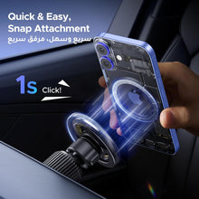 UGREEN Car Phone Holder MagSafe Car Mount, [360° Rotation Super Stable], Magnetic One-hand Operation, No Blocking Air Vent Silicone Clip Accessories, Fit for iPhone 16/15/14/13, Samsung S25/24/23