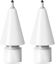 2-Pack Replacement Tips for Apple Pencil – Anti-Scratch Upgraded Nibs for Precise & Pen-Like Control – Soft Rubber Stylus Tips for Drawing, Writing, and Note Taking on iPad