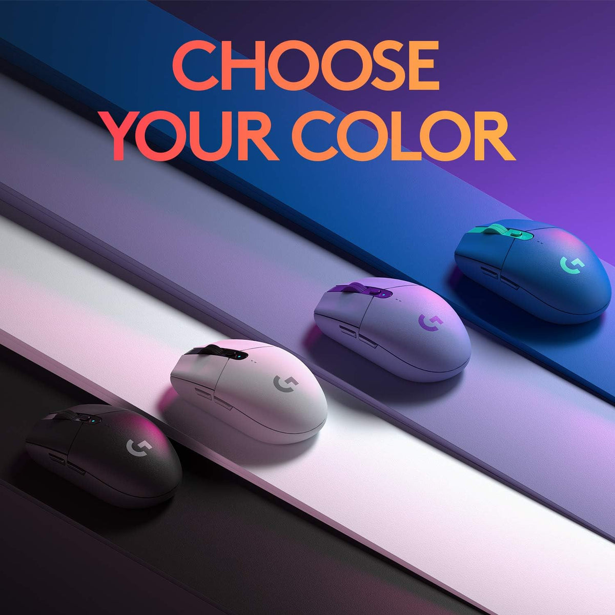 Logitech G305 Lightspeed Wireless Gaming Mouse,  250H Battery Life, On-Board Memory, Compatible With Pc / Mac - Black