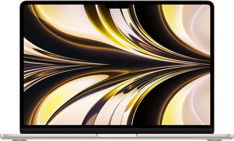 Apple MacBook Air laptop 2022 with M2 chip: 13.6-inch Liquid Retina display, 16GB RAM, 256GB SSD storage, backlit keyboard, 1080p FaceTime HD camera. Works with iPhone and iPad; Starlight
