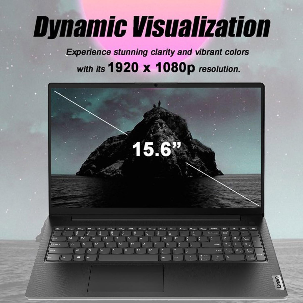 Lenovo Newest V15 Gen 4 Business Laptop, 15.6" FHD Display, Intel Core i5-13420H (Beat i7-1355U), 16GB RAM, 512GB SSD, HDMI, RJ45, Webcam, Numeric Keypad, Wi-Fi, Windows 11 Pro, Black