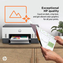 HP Smart Tank 670 All-in-One Printer, Print, Scan, Copy, Wireless, Scan to PDF, Up to 18,000 black or 8,000 color pages - White/Grey [6UU48A]