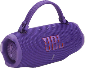 JBL Charge 6 - Portable waterproof and drop-proof Bluetooth speaker with built-in power bank, multi-speaker connection via Auracast, up to 28 hours playtime, fast charging, and powerful sound-Purple