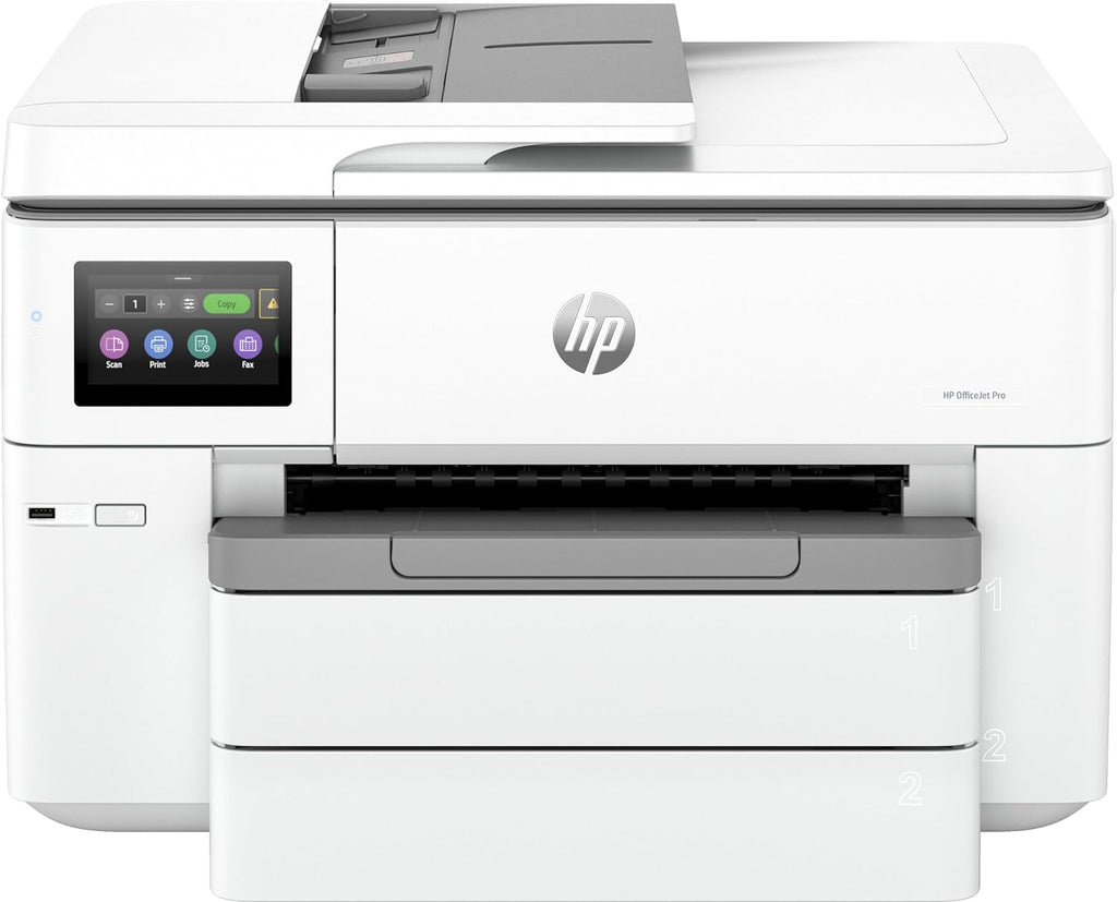 HP OfficeJet Pro 9730 Wide Format All-in-One Printer - Print, Copy, Scan, Wireless, Auto Document Feeder, Two-sided Printing & Scanning, Quiet Mode