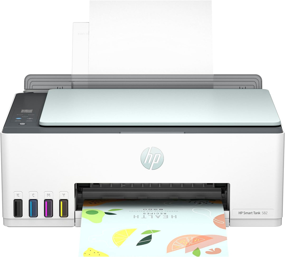 HP Smart Tank 582 Wireless All-in-One Printer, Print, Scan, Copy; Up to 18,000 black or 6,000 color pages - Green [4A8D6A]
