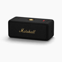 Marshall Emberton II Portable Bluetooth Speakers - Water Resistant Wireless Speakers Portable Speaker 30+ Hour of Playtime - Black and Brass