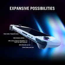ASUS ROG Ally RC71L White Gaming Handheld, AMD Ryzen Z1 Extreme 16GB 512GB SSD, Radeon Navi3, WIN11 HOME, 7-inch 120Hz/7ms, Gorilla Glass DXC, Touch Screen, Fingerprint