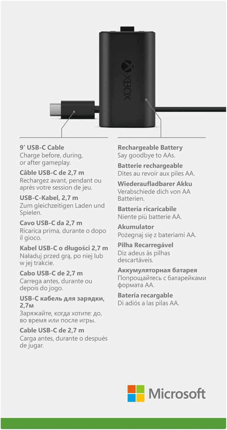 Xbox Play & Charge Kit M