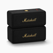 Marshall Emberton II Portable Bluetooth Speakers - Water Resistant Wireless Speakers Portable Speaker 30+ Hour of Playtime - Black and Brass