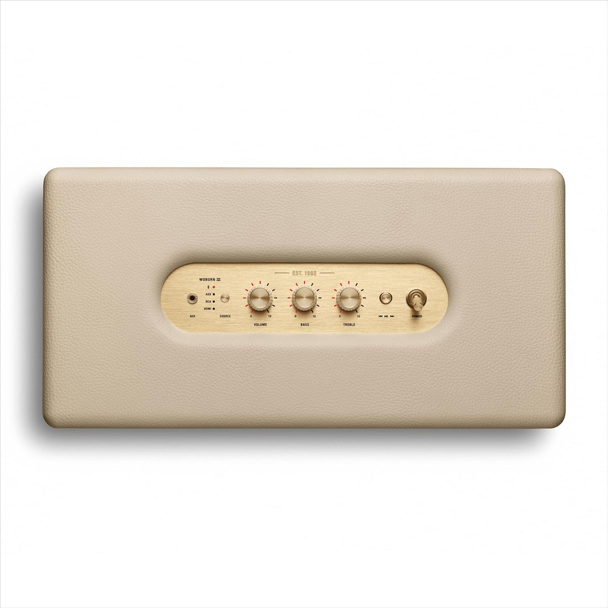 Marshall Woburn III Wireless Bluetooth Speaker, Cream
