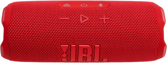 JBL Flip 7 - JBL Pro Sound with AI Sound Boost, up to 16 hours of playtime, multi-speaker connection via Auracast, and waterproof, dustproof, drop-proof design for all adventures – Red.