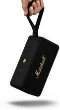 Marshall Middleton Bluetooth Portable Speaker for Outdoor Adventures, 20+ hours of Wireless playtime, water resistant IP67 50W - Black and Brass