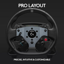 Logitech G PRO Racing Wheel for PC, Direct Drive 11 Nm Force, TRUEFORCE Force Feedback,  OLED Display, Quick Release, PRO Button Layout, Black